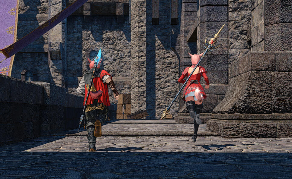 Tae'yong and G'raha Tia after returning to the Source. (age 27, 3 7AE)