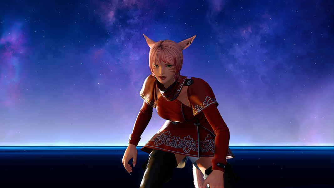 Tae'yong on the brink of death after defeating Zenos once again at the edge of existence in Ultima Thule. (age 28, 4 7AE)