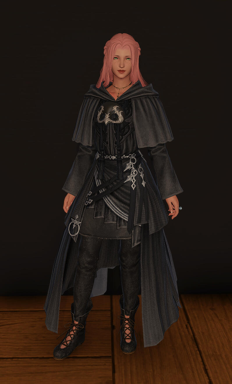 Acantha, the seat of Azem. She wears a customized set of robes.
